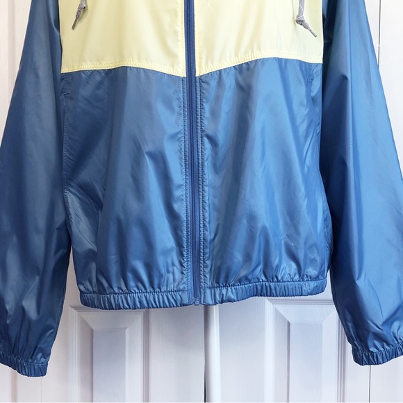 Columbia Light Yellow & Blue Colorblock Morning View Windbreaker Medium - Picture 9 of 16